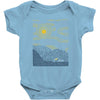 surf line Baby Onesie
