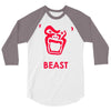 instinct attention gorilla beast 3/4 Sleeve Shirt