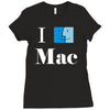 apple macintosh computer Ladies Fitted T-Shirt