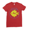 gold fish Ladies Fitted T-Shirt