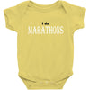 i do marathons Baby Bodysuit