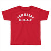 tom brady g.o.a.t. Toddler T-shirt