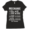 Mechanic Ladies Fitted T-Shirt