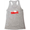 get to the choppa Racerback Tank