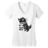 tea rex Women's V-Neck T-Shirt