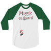 Muggle On Board Floral 3/4 Sleeve Shirt