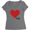 Bestie Women's Triblend Scoop T-shirt