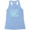 i ski like a girl Racerback Tank