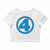 number 4 Crop Top