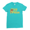 there is no we in pizza Ladies Fitted T-Shirt