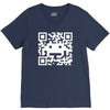 space alien qr code V-Neck Tee