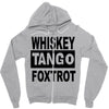 whiskey tango foxtrot Zipper Hoodie