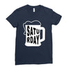 Saturday Beer Ladies Fitted T-Shirt