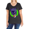 bat joke Ladies Curvy T-Shirt