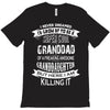Super Cool Granddad Of A Freaking Awesome Granddaughter T-Shirt