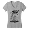 tattoo girl Women's V-Neck T-Shirt