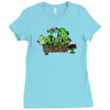 plants vs Ladies Fitted T-Shirt