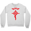fma full metal alchemist cross inspired ladies Crewneck Sweatshirt