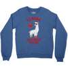 boxing llama Crewneck Sweatshirt