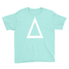 prism a triangle design graphic baseball jersey Youth Tee