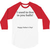 dad balls greeting 3/4 Sleeve Shirt