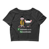 pinkman and the heisenbrain Crop Top