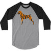 tiger pattern 3/4 Sleeve Shirt