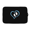 Baby Boy with Heart Any Name Customized Laptop sleeve