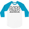 cat lovers 3/4 Sleeve Shirt