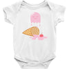 ice cream ghost Baby Onesie