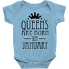 queens are born in january (2) Baby Onesie