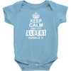 Keep Calm And Let Albert Handle It Baby Onesie