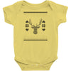 ugly deer christmas Baby Bodysuit