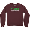 Vegans We're Not Crazy We're Just From The Future White Crewneck Sweatshirt