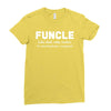 Funcle like Dad, Only Cooler Ladies Fitted T-Shirt