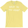 what do you mean 2016 tour T-Shirt