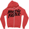 must go faster Zipper Hoodie