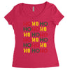 ho ho ho Women's Triblend Scoop T-shirt