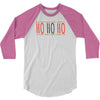 ho ho ho ugly christmas sweater 3/4 Sleeve Shirt