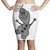 olaf frozen disney cartoon Pencil Skirts