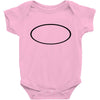 black oval Baby Bodysuit