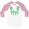 kodama family ghibli 3/4 Sleeve Shirt