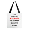 i was going to be a trump voter for halloween but my head wouldn't fit Tote Bags