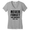 Never Forget The Chemist Women's V-Neck T-Shirt