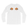 pumpkin skull hand Long Sleeve Shirts