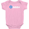 geek' (power on button) Baby Onesie