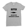 botox expression Ladies Fitted T-Shirt