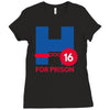 hillary for prison Ladies Fitted T-Shirt