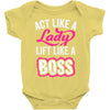 lady lift like a boss Baby Onesie