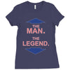the man   the legend funny Ladies Fitted T-Shirt